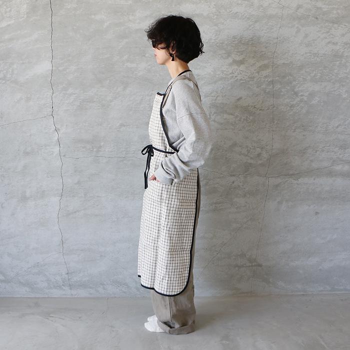 fog linen work フォグリネンワーク リネンパイピングエプロン メール
