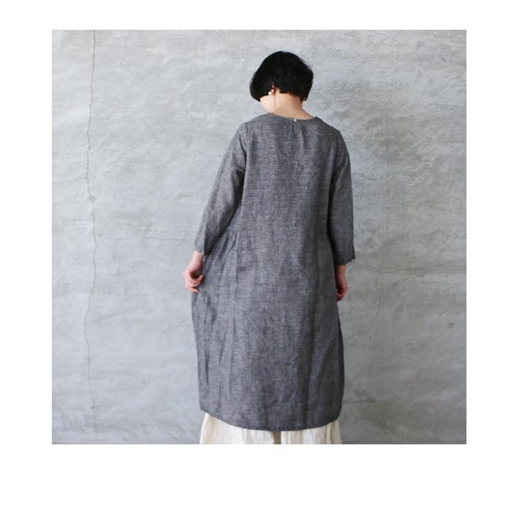 Fog Linen Work フォグリネンワーク クララ ワンピース レナ 送料無料 麻 リトアニアリネン チェック 02 Lwa173 Bwp 雑貨屋 Re 1em Rue De Ambience 通販 Yahoo ショッピング