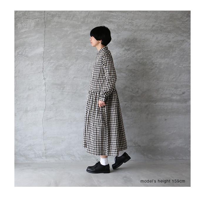 Ichi イチ リネンギンガムチェックシャツワンピース レディース ss メール便不可 ブルー ブラック 03 雑貨屋 Re 1em Rue De Ambience 通販 Yahoo ショッピング