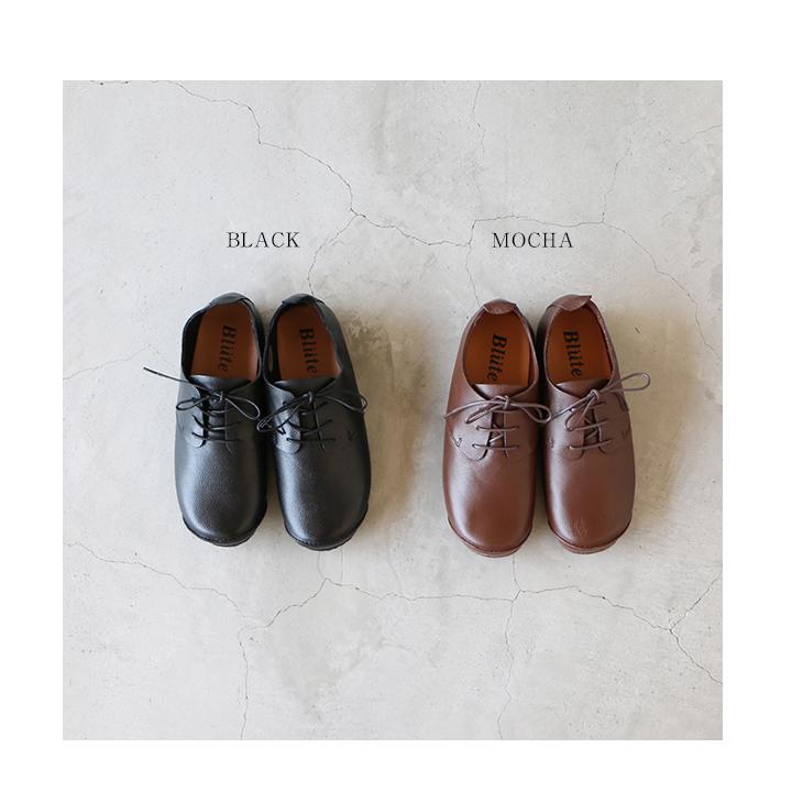 Blute ブリューテ モックトゥレースアップシューズ レディース 靴 牛革