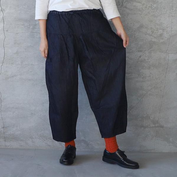 Gauze# ガーゼ G763 ライトデニムクリムトパンツ ゆうパック発送