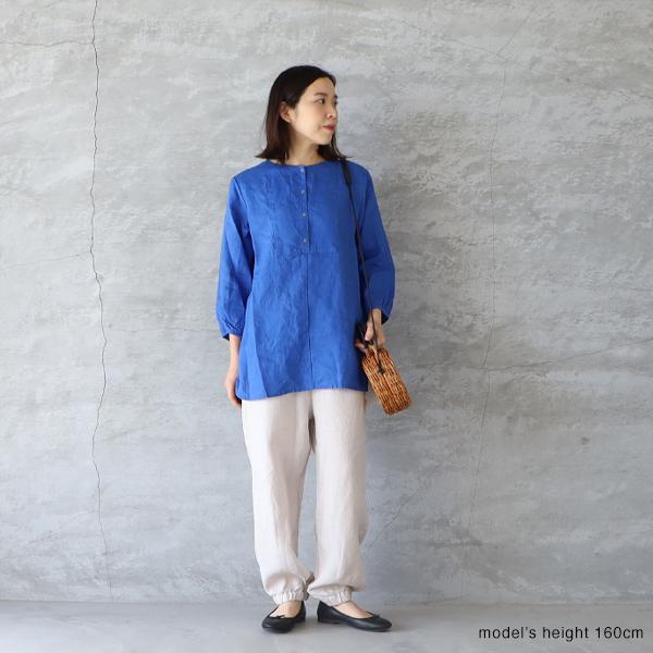 fog linen work フォグリネンワーク エマ パンツ アルバートル レディース グレーがかったアイボリー 23SS ゆうパック発送 :33-lwa523-2697:AMBIENCE 通販 アシャ トップ アルバートル fog linen work 春 夏 数量限定 シャツ ブラウス トップス レディース フォグ リネン ワーク 半袖 ホワイト オフホワイト 白 お出掛け リラックス 着やすい リネン100% きれいめ 大人 送料無料