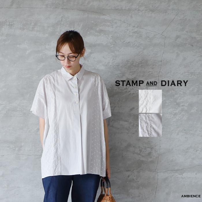 STAMP AND DIARY スタンプアンドダイアリー シャツカラー ボックスプル