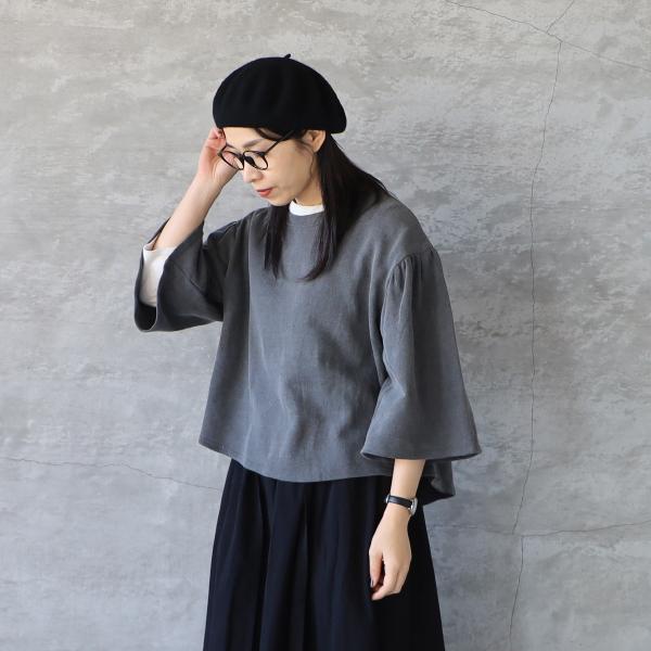 NARU（ナル） 20%OFF NARU vintage effect 裏毛フレアスリーブプル
