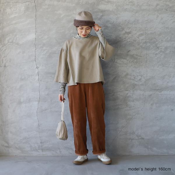 NARU（ナル） 20%OFF NARU vintage effect 裏毛フレアスリーブプル