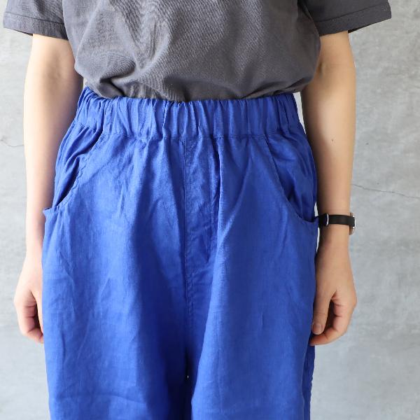 NARU｜40フレンチリネンノッポパンツの画像