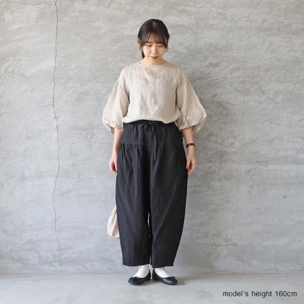 Gauze#（ガーゼ） G954 ソレイユリネンクリムトパンツ ゆうパック発送