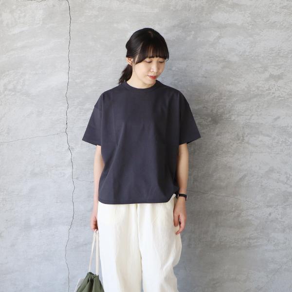 note and moderate merchandise オレゴンクラシック天竺 デイリーユースワイド H/S プルオーバー メール便対応 Tシャツ 日本製｜1em-rue｜11