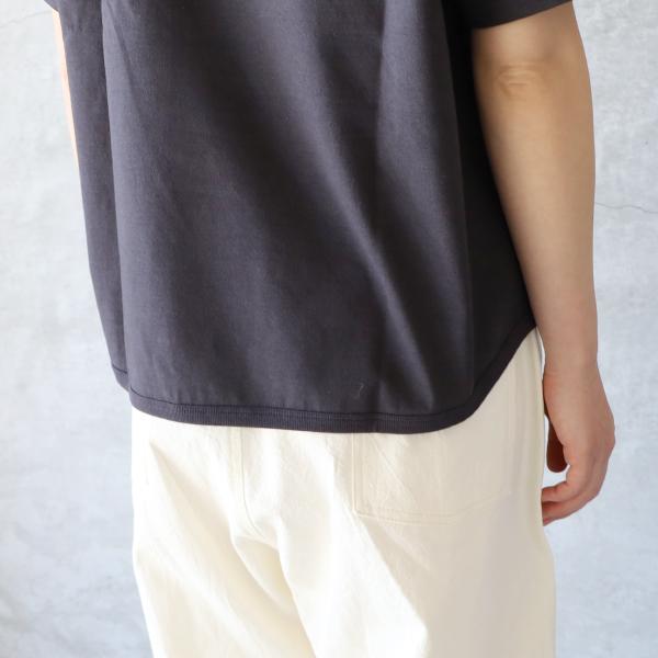 note and moderate merchandise オレゴンクラシック天竺 デイリーユースワイド H/S プルオーバー メール便対応 Tシャツ 日本製｜1em-rue｜13