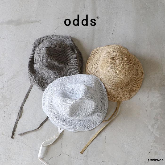 Odds odds オッズ PLAIN RIBBON HAT プレーンリボンハット ゆうパック 