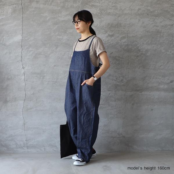 NARU ナル 7oz　サマーデニム　ノッポパンツ　サロペット ブルー NARU（ナル） 7ozサマーデニムノッポパンツサロペット ゆうパック発送