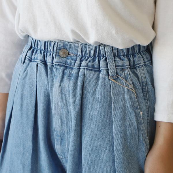 HARVESTY ハーベスティ NARROW CIRCUS PANTS demin light blue HARVESTY ハーベスティ NARROW CIRCUS PANTS demin light blue