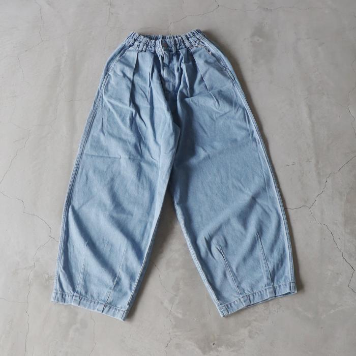 HARVESTY ハーベスティ NARROW CIRCUS PANTS demin light blue HARVESTY ハーベスティ NARROW CIRCUS PANTS demin light blue