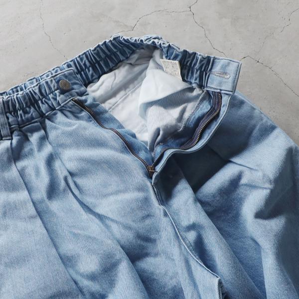 HARVESTY ハーベスティ NARROW CIRCUS PANTS demin light blue HARVESTY ハーベスティ NARROW CIRCUS PANTS demin light blue
