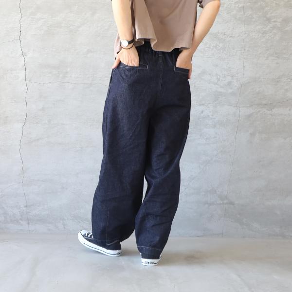 HARVESTY ハーベスティ NARROW CIRCUS PANTS demin one wash HARVESTY ハーベスティ NARROW CIRCUS PANTS demin one wash
