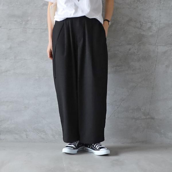 HARVESTY ハーベスティ T/R WIDE EGG LONG PANTS ワイドエッグ