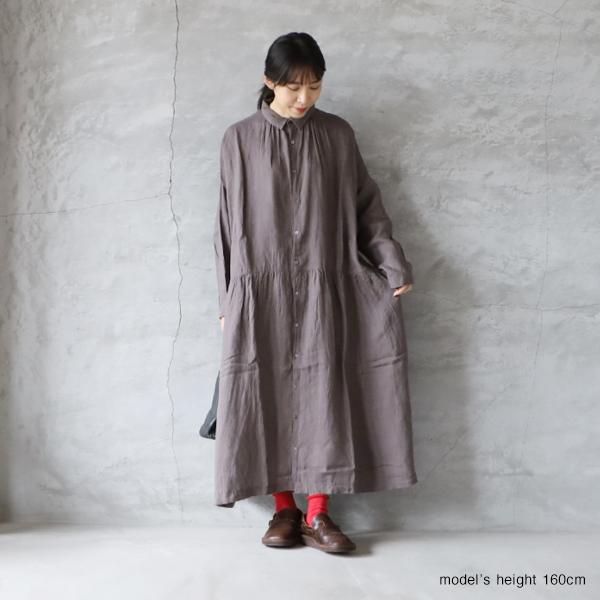 ICHI Antiquite's イチアンティークス COLOR LINEN DRESS カラーリネンワンピース ドレス ゆうパック発送 日本