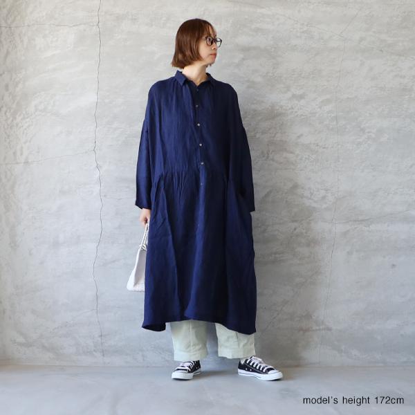 ICHI Antiquite's イチアンティークス COLOR LINEN DRESS カラーリネンワンピース ドレス ゆうパック発送 日本