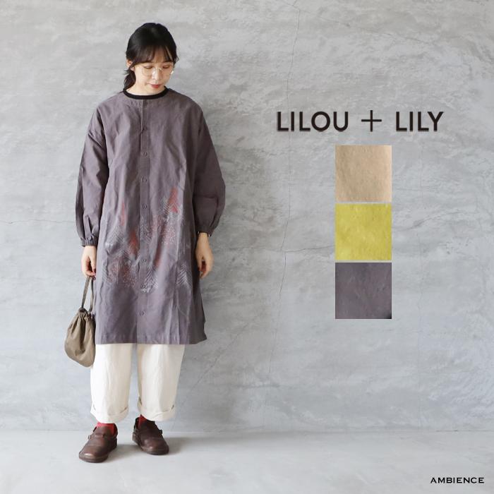 Lilou＆Lily LILOU+LILY リルアンドリリー EMBROIDERY FOX IN DEEP  