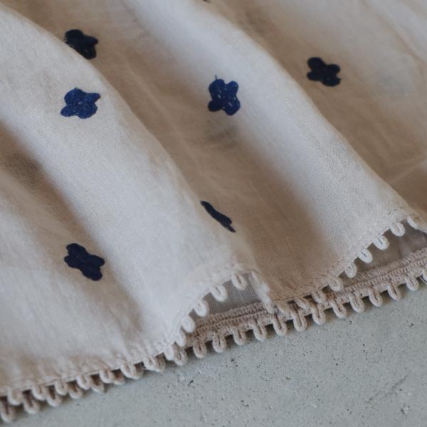 tumugu（ツムグ） tumugu: カディコットン刺繍チュニック メール便対応