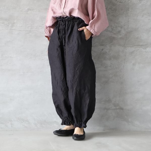 ROBE de PEAU ローブデポー アンクルタイドパンツ ゆうパック発送