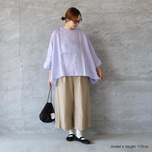 setten｜リネンキャンバス ワイドプルオーバー : AMBIENCE - 通販 