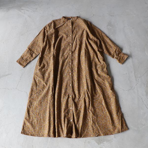 ICHI ichi イチ コーデュロイ フラワーワンピース ゆうパック発送 日本