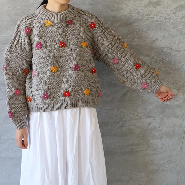 ICHI Antiquites ICHI Antiquite's イチアンティークス 花刺繍ペルー