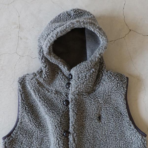GYMPHLEX（ジムフレックス） ボアフーデッドベスト BOA HOODED VEST