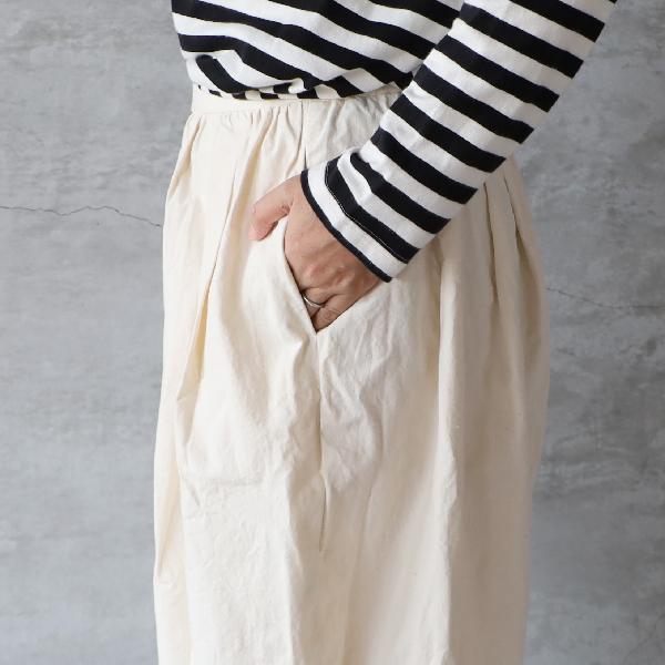 Gauze#（ガーゼ） ROBE de PEAU ローブデポー R244 CAMILLE TUCK PANTS