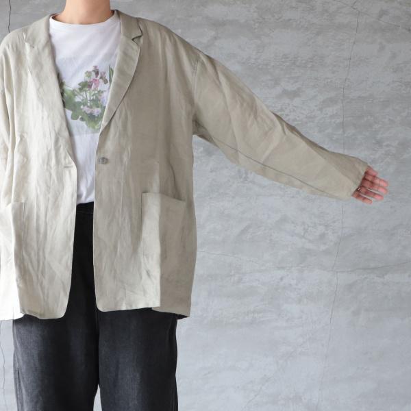 mizuiroind（ミズイロインド） 【SALE 10%OFF】 リネンワイドシャツ