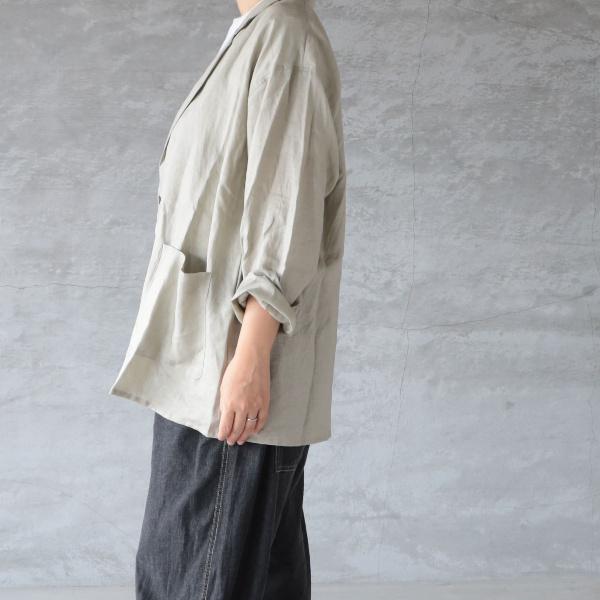 mizuiroind（ミズイロインド） 【SALE 10%OFF】 リネンワイドシャツ