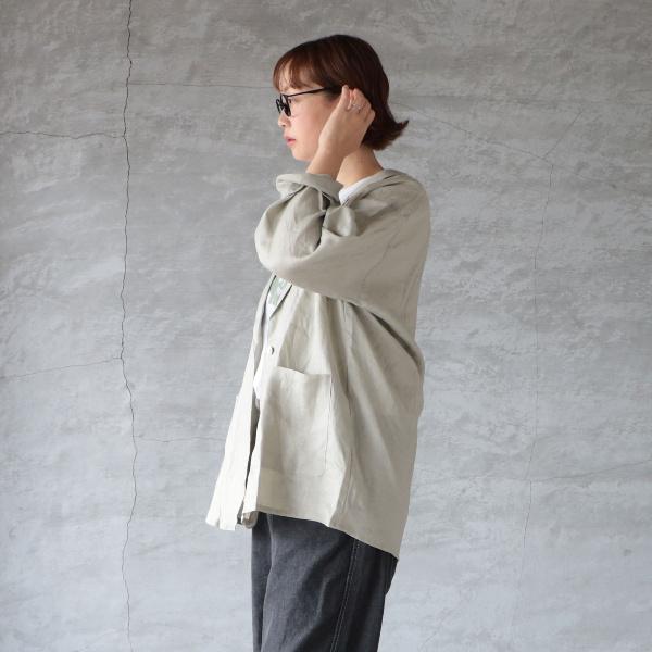 mizuiroind（ミズイロインド） 【SALE 10%OFF】 リネンワイドシャツ
