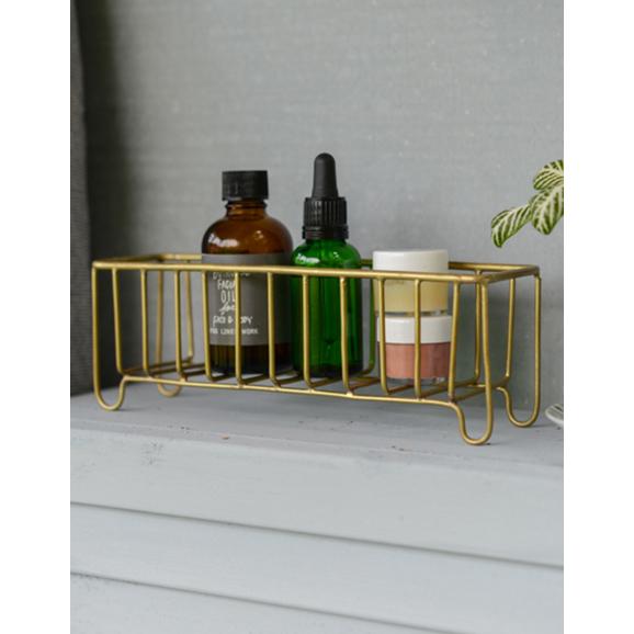 fog linen work フォグリネンワーク ブラス ワイヤーバスケットS