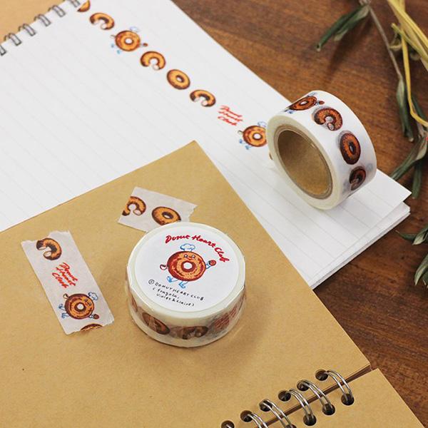 DONUT HEART CLUB 多屋澄礼 マスキングテープ ドーナツ かわいい