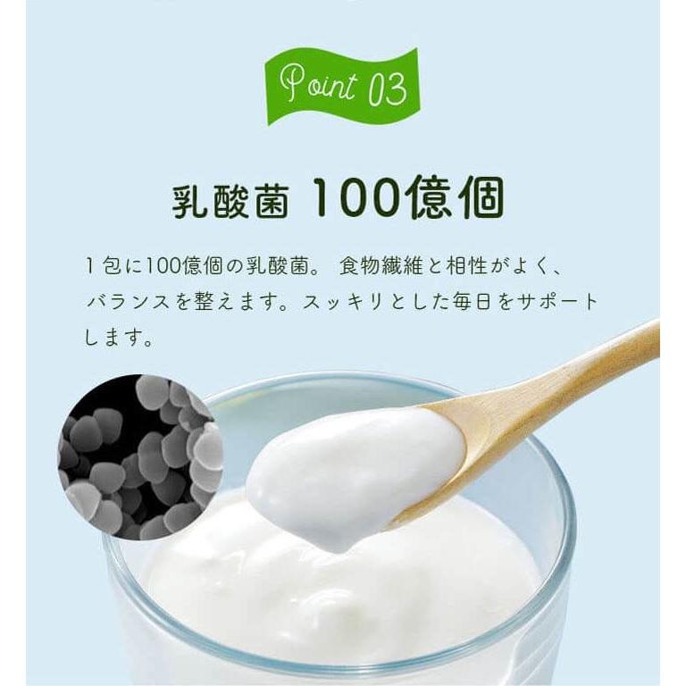 青汁 乳酸菌 こくもつ 麹酵素 生酵素ドリンク 国産 大麦若葉 桑の葉 緑茶 粉末 スピルリナパウダー入り 青汁 ベジタブルファースト 30包｜1fukuya｜08