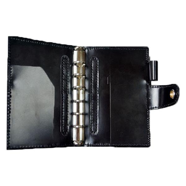 クロコダイル特殊目地染めシステム手帳(ミニ6サイズ) クロコダイル特殊目地染めシステム手帳(ミニ6サイズ) システム