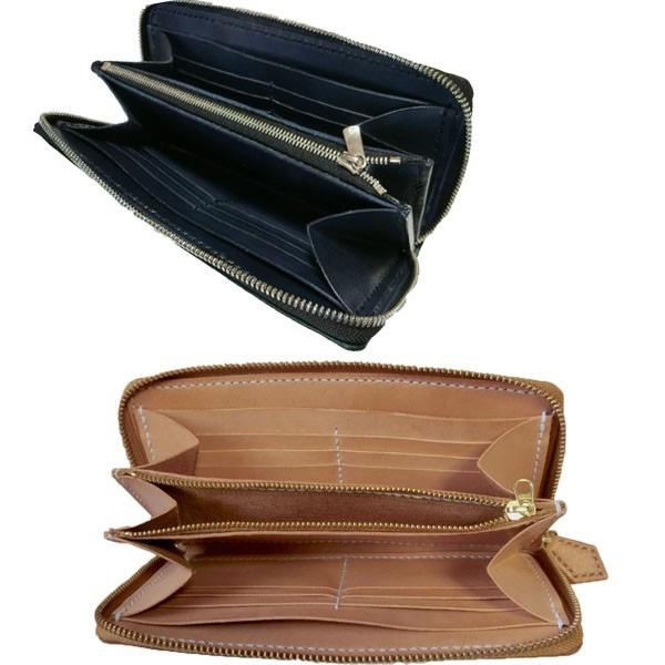 コードバン ラウンドファスナー 長財布/国内コードバン/クロコダイル