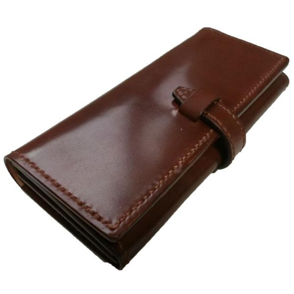 コードバン 2つ折り 長財布 内側まで ホーウィン社シェルコード コードバン 2つ折り 長財布 内側まで ホーウィン社シェルコード