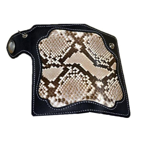 ダイヤモンドパイソン 長財布 ライダース ウォレット モルガンの画像