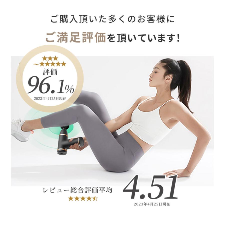 筋膜リリース マッサージガン ハンディマッサージャー マッサージ 健康グッズ 肩こり 筋肉リラックス 小型 8階段 |  | 07