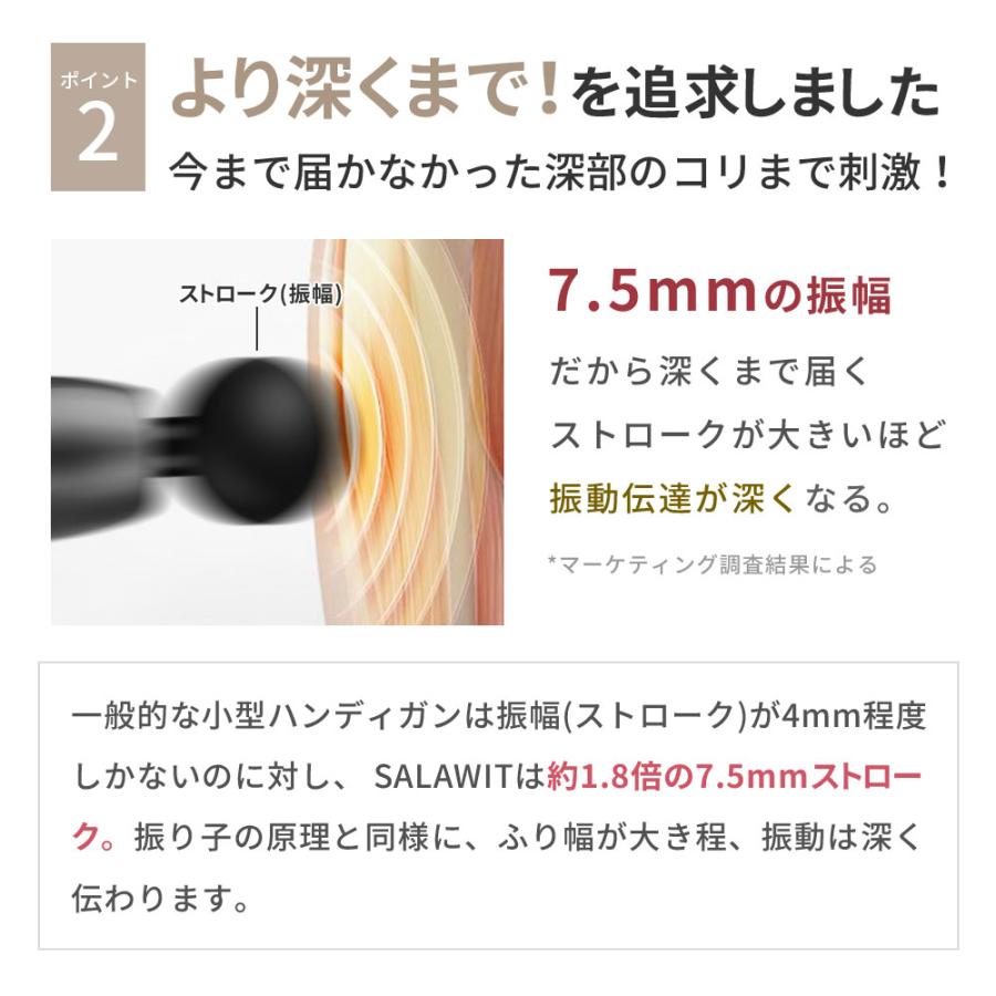 筋膜リリース マッサージガン ハンディマッサージャー マッサージ 健康グッズ 肩こり 筋肉リラックス 小型 8階段 |  | 10