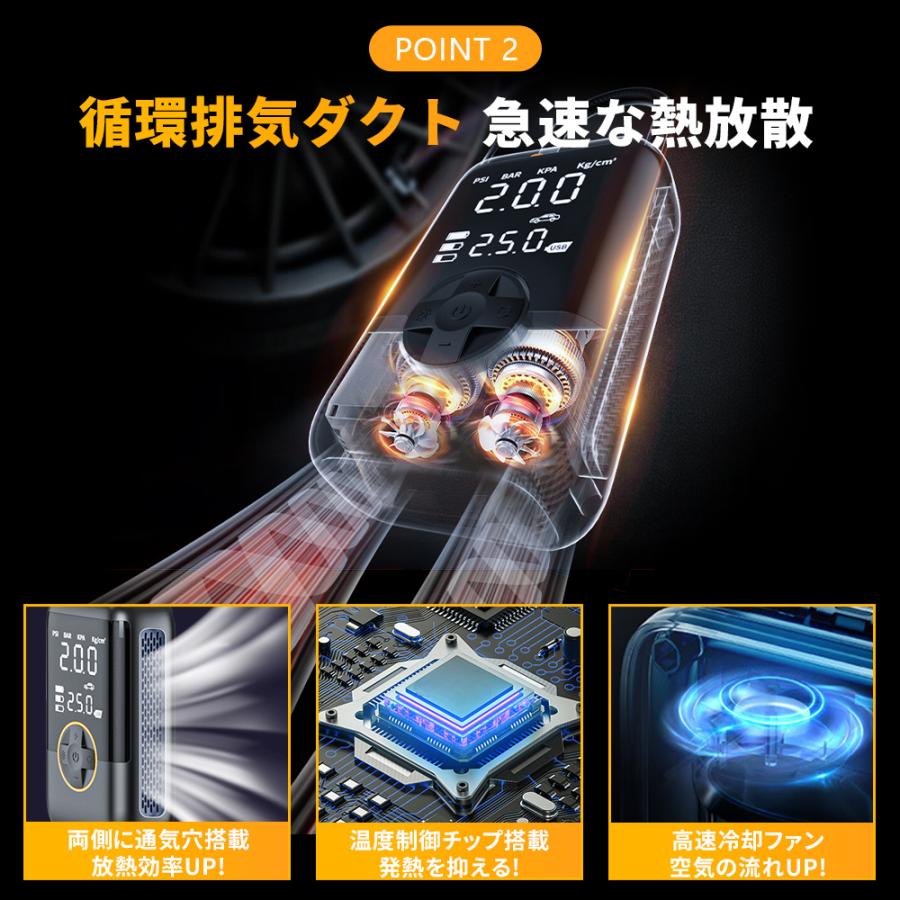 ヤフー1位 電動空気入れ 車用 コンプレッサー コードレス 空気 ヤフー1位 電動空気入れ 車用 コンプレッサー コードレス 空気