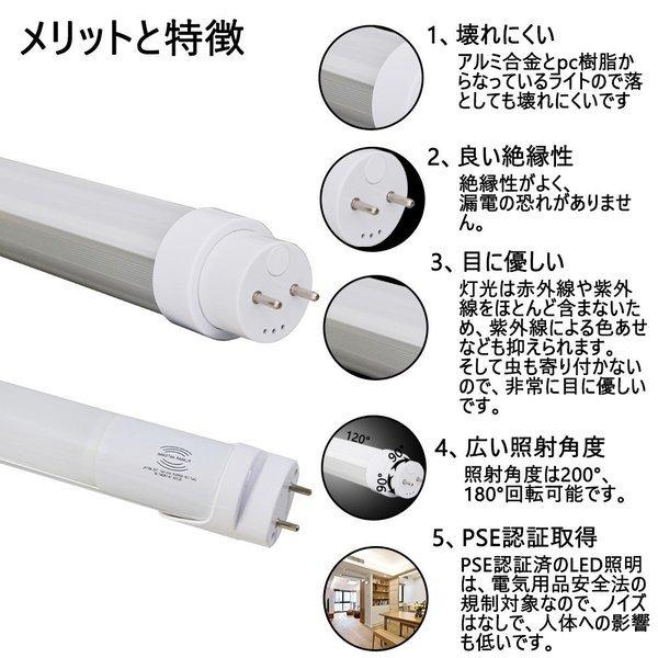LED蛍光灯 直管LED照明893mm 高天井照明 うち用led蛍光灯25w形 色