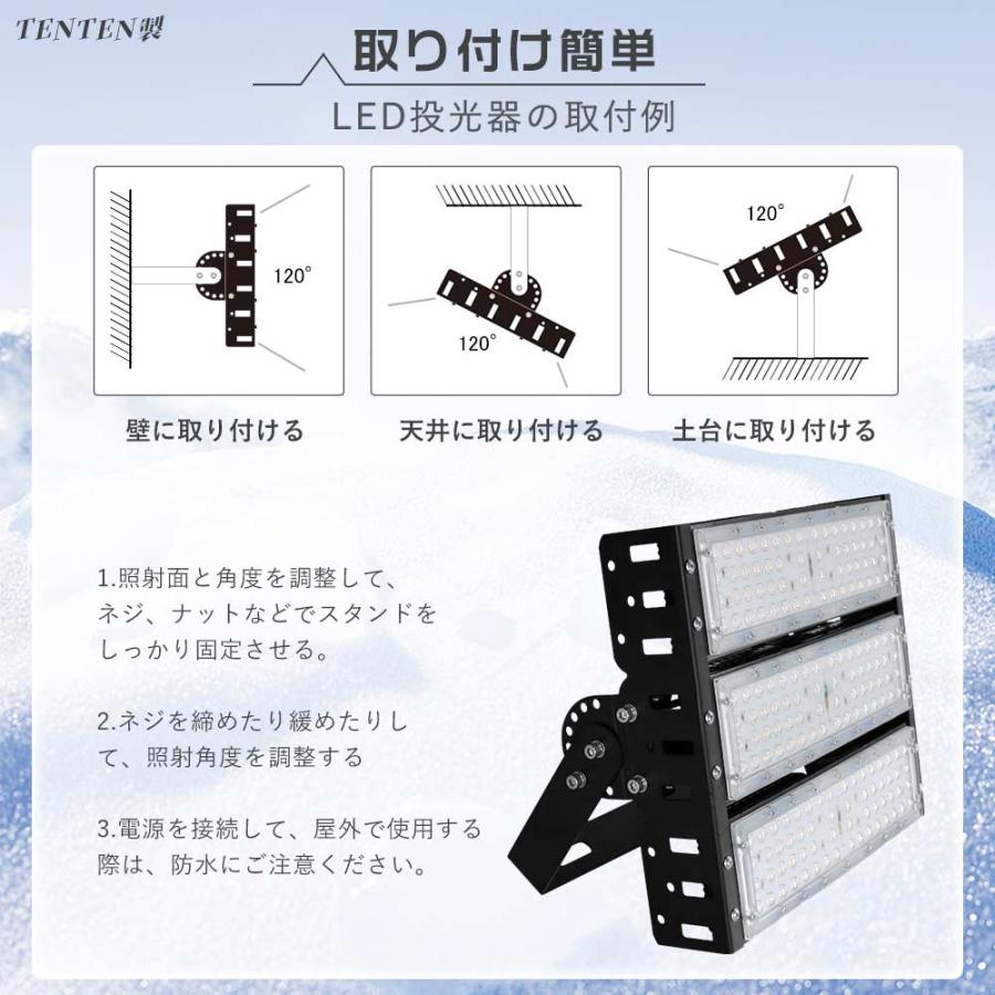 昼光色 LED投光器 屋外用 防水 150W 投光器led 1500w相当 作業灯LED