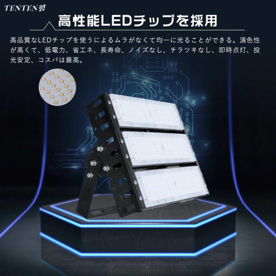 昼光色 LED投光器 屋外用 防水 150W 投光器led 1500w相当 作業灯LED