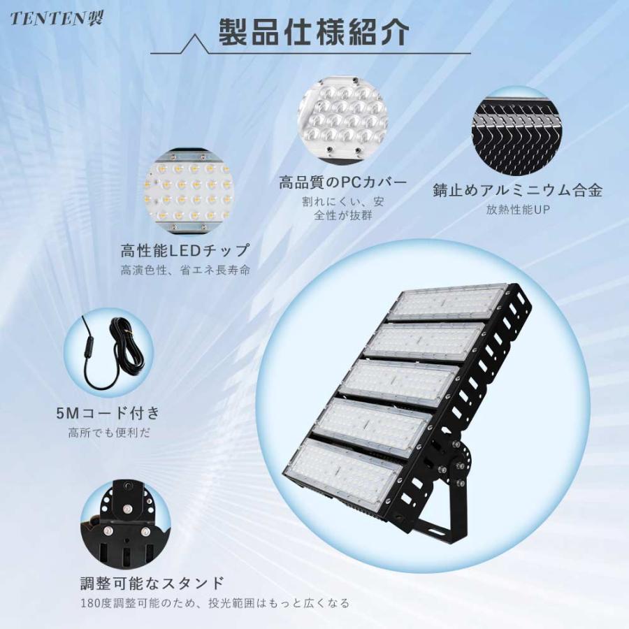 高天井用LED照明 250W LED高天井灯 50000lm超爆光 投光器LED 屋外 防水