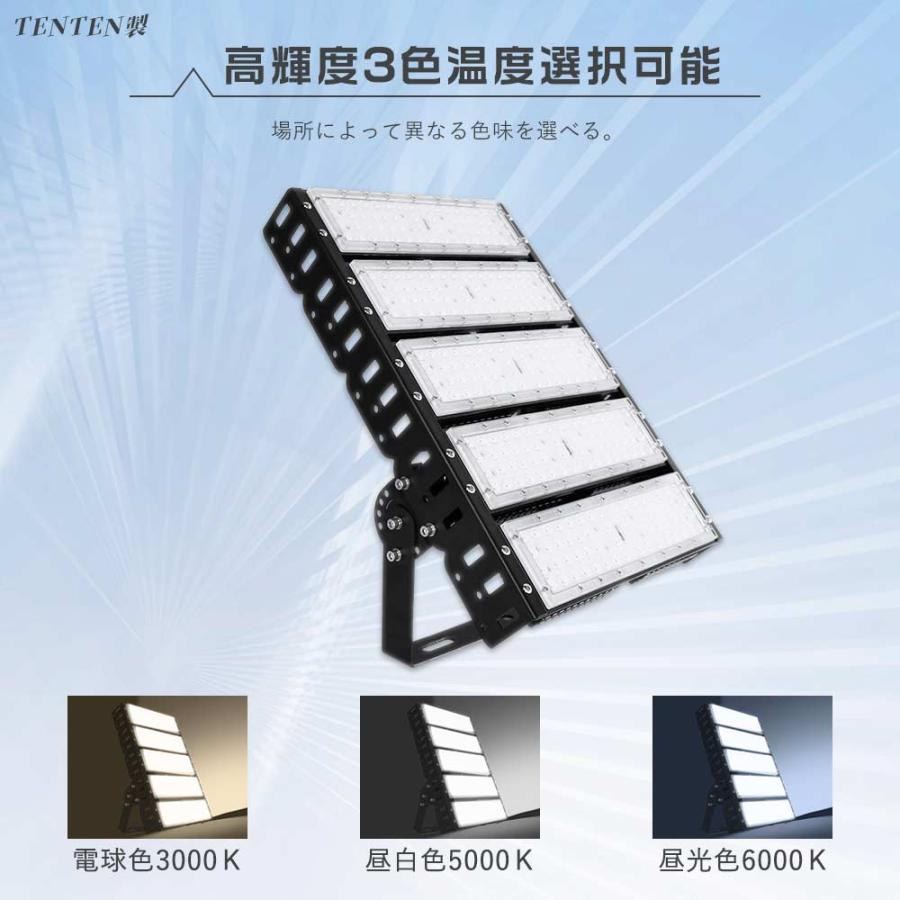 高天井灯 250W LED高天井照明 昼白色5000K 0-10V調光機能(調光器別) [1.5M配線プラグ付　家具 照明器具 高天井用LED照明 250W LED高天井灯 50000lm超爆光 投光器LED 屋外 防水