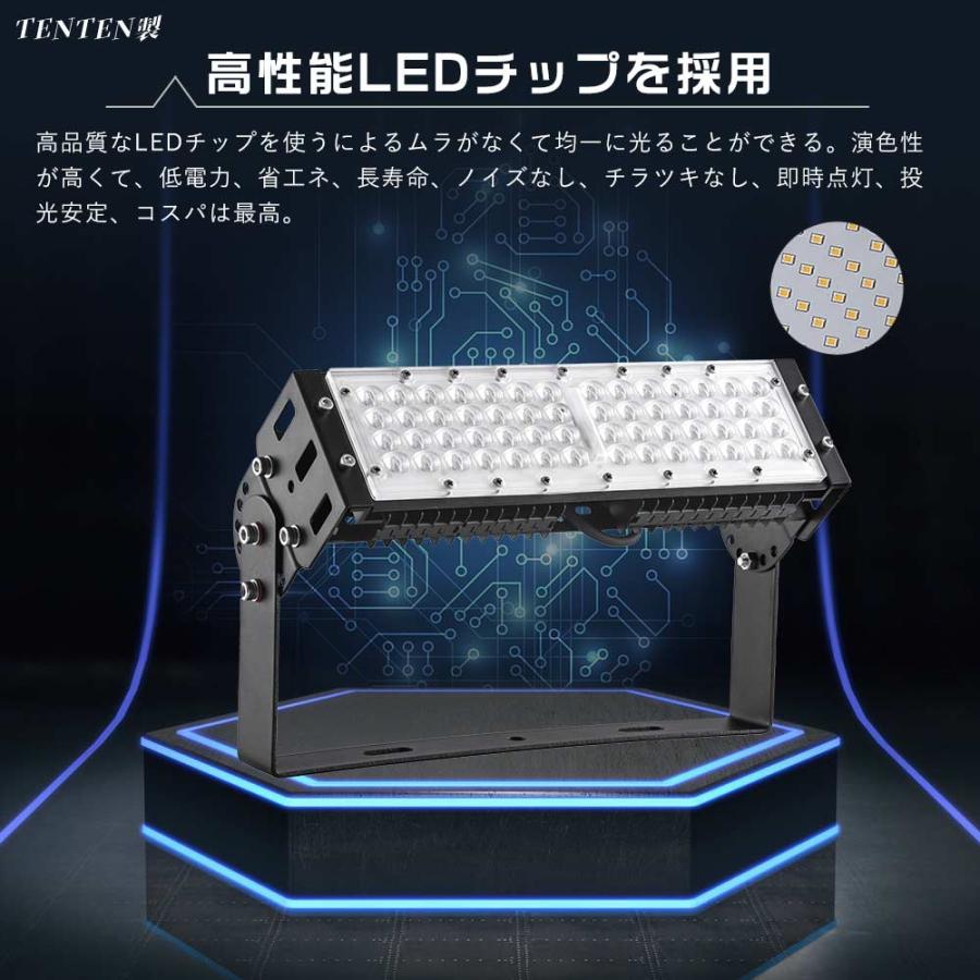 LED投光器 屋外用 明るい50W 500W相当LED作業灯 100V 投光器 LED 屋外