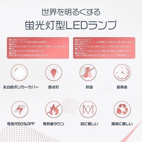 led蛍光灯 直管ledランプ 3200lm 直管蛍光灯特恵100本 led照明器具 直管蛍光灯をledに変える 20w形蛍光灯 直管パイプ30mm 配線工事要 蛍光灯120cm 200°発光管の画像